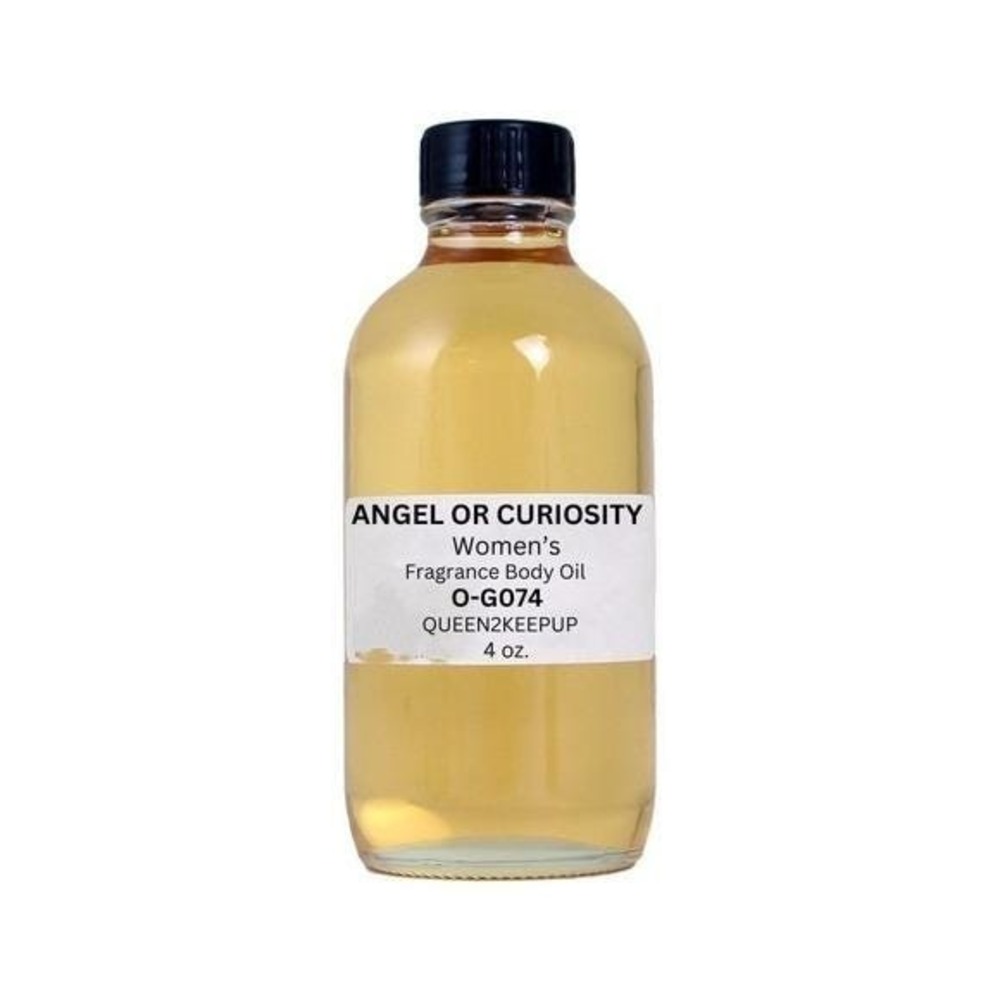 Angel or Curiosity Women's Body Oil 4 oz Fragrance All Natural Scent